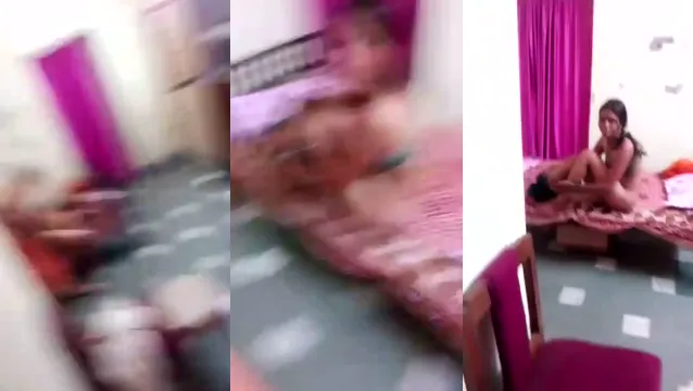 Indyjska żona przyłapuje męża na zdradzie - indyjski trójkąt porno z niespodzianką