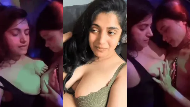 Leaked Desi MILF MMS: Big Boobs Sucked and Squeezed - Insane Outdoor Blowjob