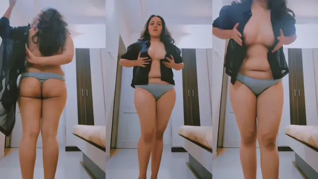 Busty Cheating Wife Seduces Husband's Friend - Big Boob Tease Video