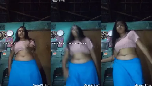 Danza nuda di una ragazza desi arrapata - MMS virale parte 3 Spettacolo di corpi bollenti