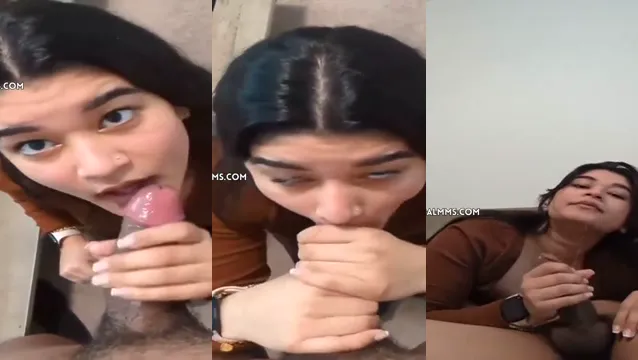 Watch Desi Cute Girlfriend Deep Throat Blowjob - Hot Amateur Leaked Video full viral video leaked
