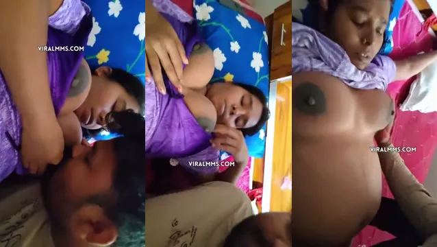 Village Bhabhi's Big Boobs Sucked by Devar - Hot Leaked Desi Sex