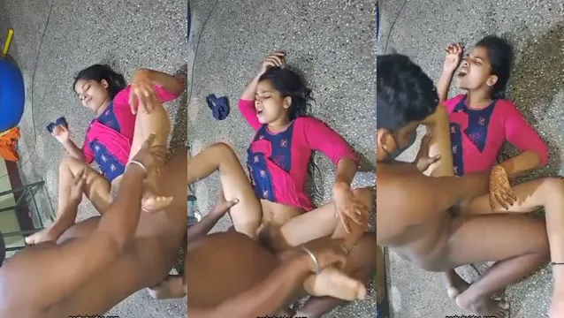 Desi ung flicka Smärtsam köksex