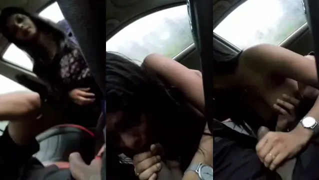 Boquete de carro vintage Mallu IPS - Chupando pau gostoso de Mallu IPS!