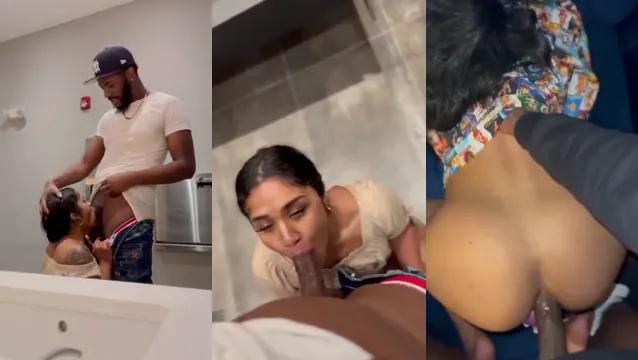 Hot Indian NRI Girl Interracial Anal Fuck - Hard Blowjob With Boyfriend