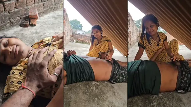 Horny Village Couple Rooftop Blowjob - Wild Desi Outdoor Sex