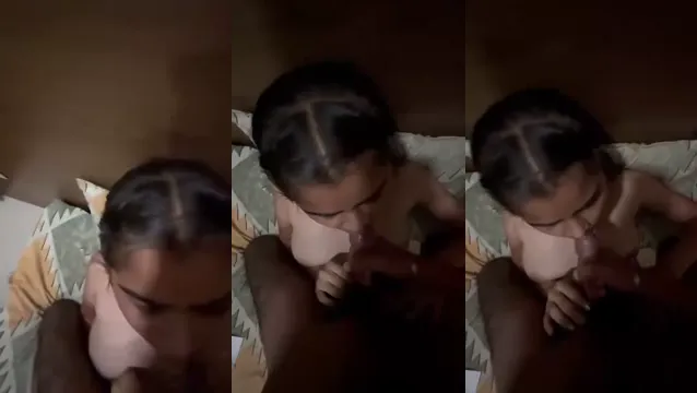 Petite Desi Girl Blowjob Cum Shot