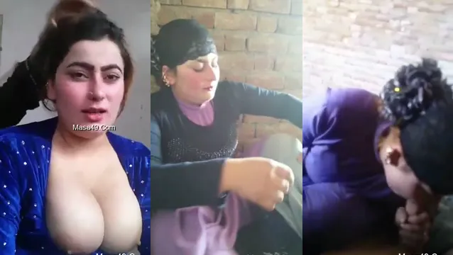 Esposa paki muestra las tetas y chupa - Video filtrado caliente de la parte 2