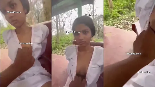 Desi Sevimli Kız Açık Havada Çıplak - Erkek Arkadaşı Sıcak Sızan Video Kaydediyor