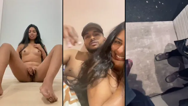 Azgın İnce Babe Dick Emerken Amcık Gösterir - Sıcak Desi Masti Video