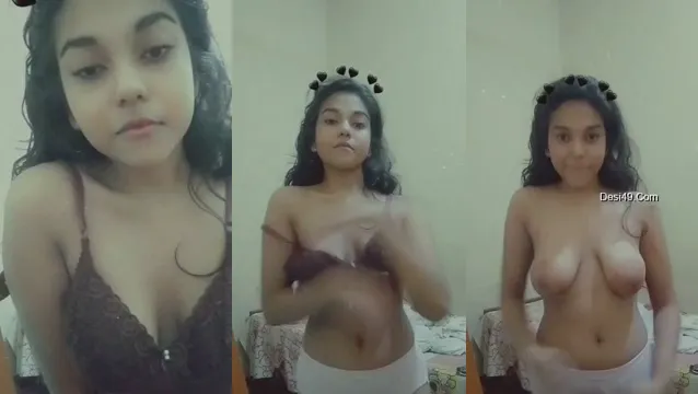 Cute Desi Girl Video Call Boob Show - Strip tease caliente de linda chica 🔥