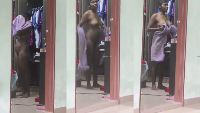Sexy Desi Girl Nude Video Parte 2 - Registro de corpo nu de menina Desi com o marido