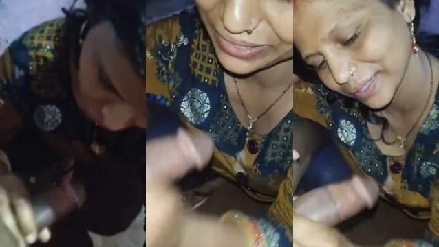 Village Bhabhi Desi Blowjob - Wild Indian Wife Sucks Like Pro