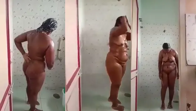 Desi BBW Bhabhi Bathing MMS - Hubby Viral Bathroom Capture