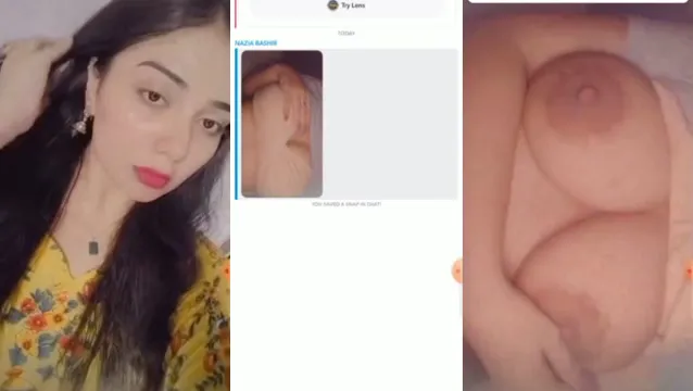 Hot Desi Girl Pressing Obrovská prsa - Unikla virová MMS