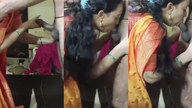 Tamil Mallu Aunty Hot Blowjob - মালু আন্টির সেক্সি মুখ চোষা 🔥