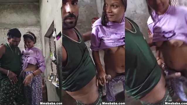 Moglie Desi arrapata sega e scopa in piedi - MMS virale Bhabhi trapelato