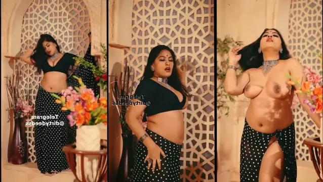 Anjali Gaud Çıplak Saree Tease - Tam Açığa Çıkma