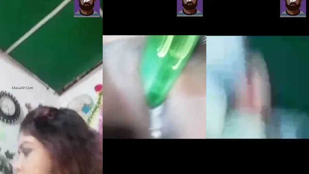 Horny Desi Bhabhi Masturbating on VC - Leaked Viral Show