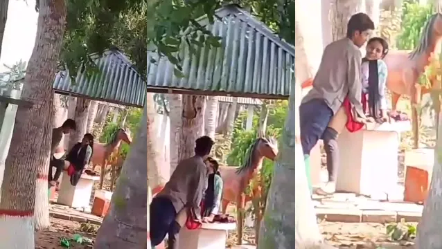Watch Desi Lovers Fucking In Park - Wild Public Outdoor Sex Video full viral video leaked