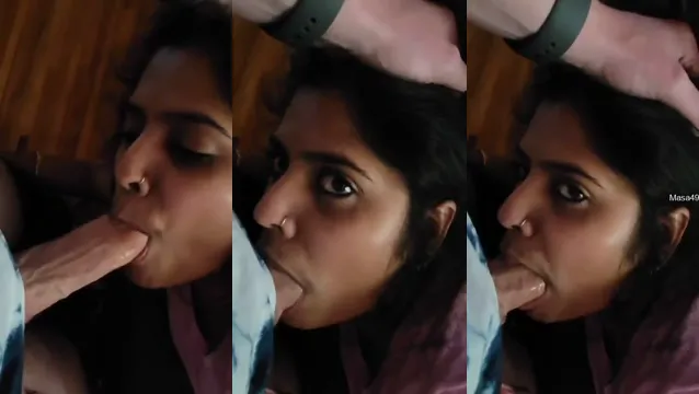 Desi Girl fait une pipe publique intense - Fuite d'un scandale en plein air