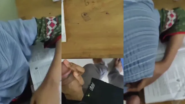 Horny Desi Teacher Turns Hijabi Student Into Slut - Hot Blowjob Praise Video