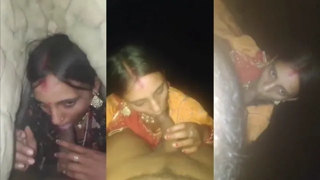 Yeni Evli Rajasthani Karısı Oral Seks - Çılgın Açık Havada Sızan Video