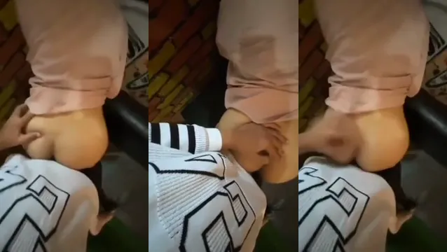 Restoran Arka Oda Köpek Sikişi - GF Dövülürken Acı İçinde İnliyor