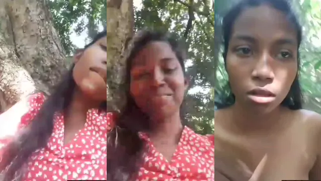Desi Girl Outdoor Fucking - Viral MMS Leaked 18yo GF Sex