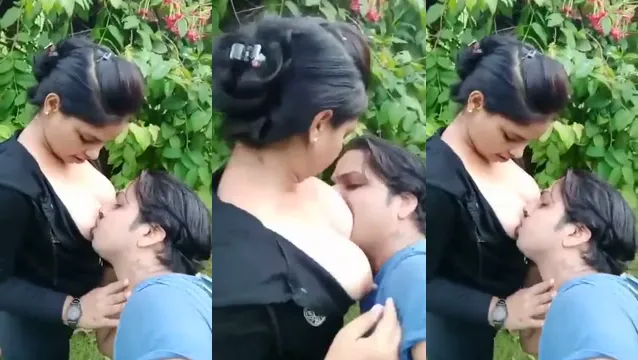 Desi Girl Big Boobs Sucked in Public Park - Hot Outdoor Sex Video