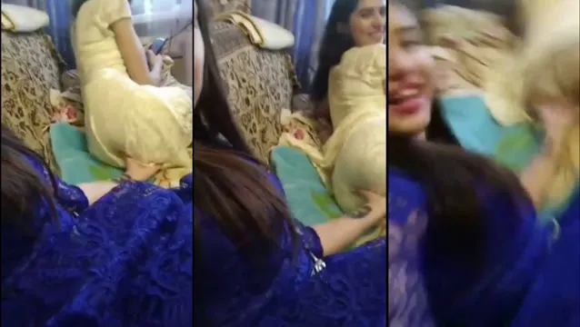 Desi Lesbian Cousin Sisters Secret Party Ass Licking Fingering - Viral Leaked MMS
