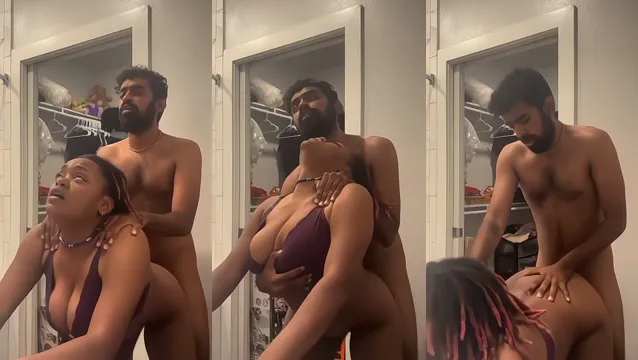 Indio Americano Interracial Ébano Estilo Perrito - Orgasmo Gritando Salvaje