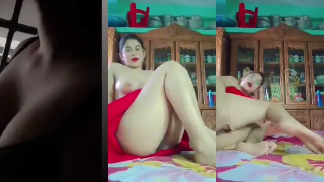 Shy Indian Girlfriend Nude Balcony Tease - Doggy Style Pussy Rubbing HD