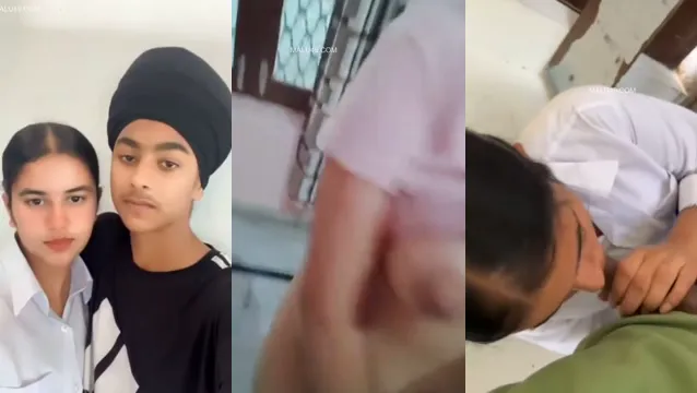 Schattig Punjabi meisje pijpbeurt - hete Desi Indiase amateur XXX video