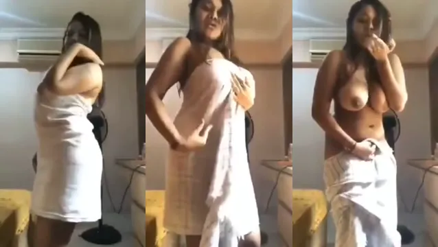 Horny Cheater Big Boobs Babe GF Nude - Viral Leaked Scandal