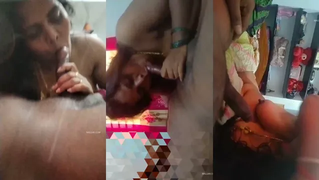 Geile Tamil-Trichi-Ehefrau-Affäre, Blowjob und hartes Ficken – durchgesickertes Desi-Video