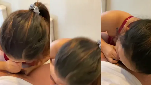 Bacio di pompini con passione per una ragazza arrapata del nord-est - Video virale di Desi Masti