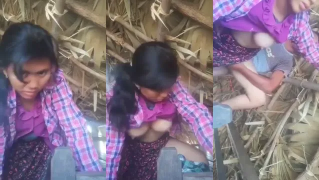 Assamese Girl Boob Press in Hut Viral MMS - Hot Desi Leaked Masti