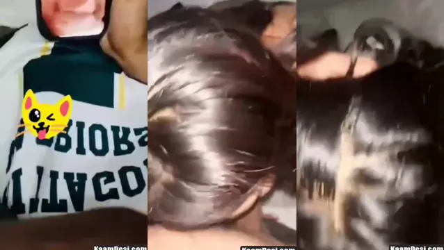 Garota gostosa desi mostra peitos e chupa pau - MMS viral vazado