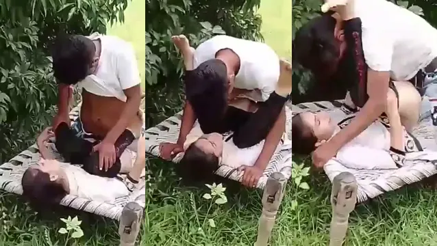 Süßes indisches Mädchen Park harter viraler Fick - wilder Sex im süßen Mädchen Park!