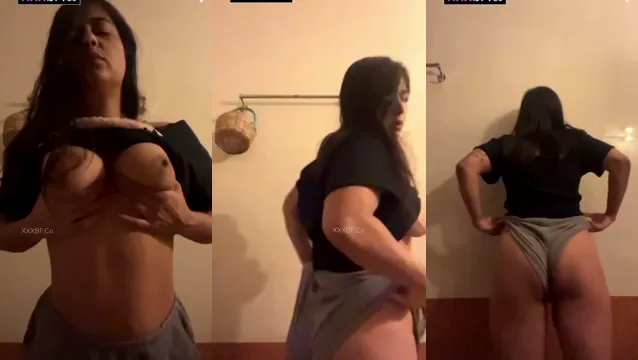 Modella di fitness di Instagram nuda con istruttore di palestra in hotel - video virale trapelato da Desi