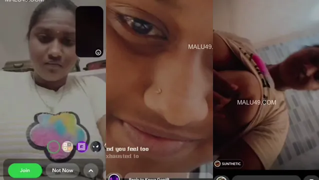 Chubby Desi Girl Squeezing Huge Boobs on Snap - Viral Leaked MMS