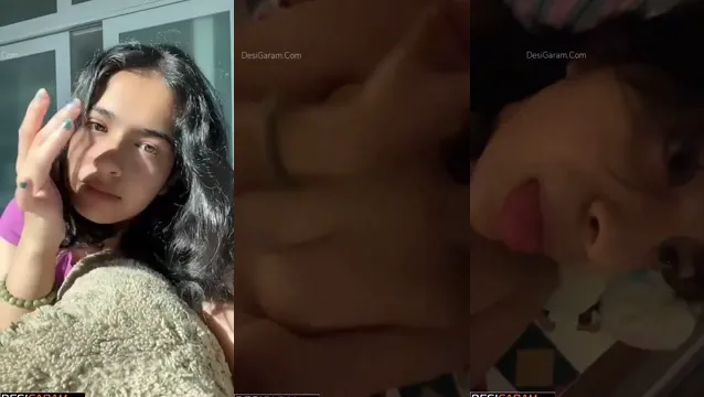 Petite Desi Nude Tongue Tease - Playful Solo Strip Perky Tits Tight Ass