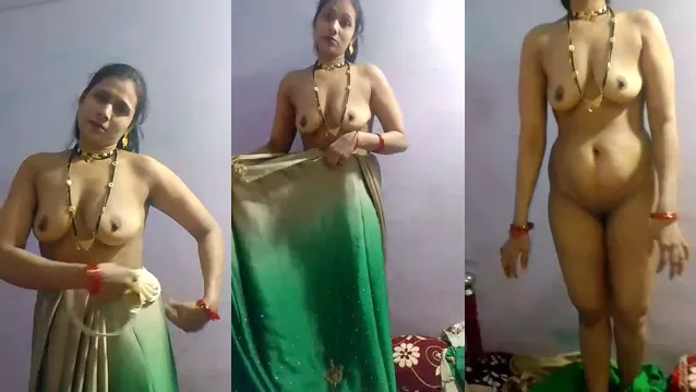 Hot Desi Bhabhi Stripping Saree Nude - Viral Masti Video