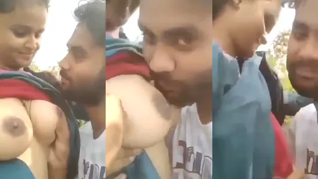 Viral Indian Lovers Outdoor Boob Suck Sex - Desi Public Masti Leaked