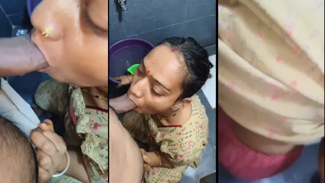 Watch Desi Wife Bathroom Blowjob - Hot Indian Porn Masti full viral video leaked