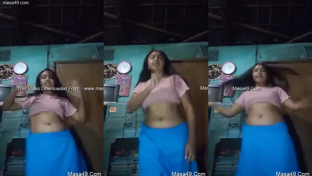 Dança nua com tesão Desi Girl - Viral MMS Hot Body Show Parte 1