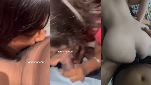 Watch Insane Desi Outdoor Threesome Blowjob - Leaked Viral Sex MMS full viral video leaked