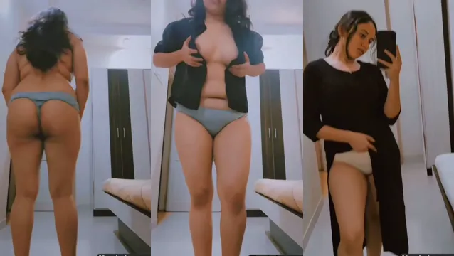 Watch Sexy Desi Girl mostra peitos - conversa suja e sessão de provocação full viral video leaked