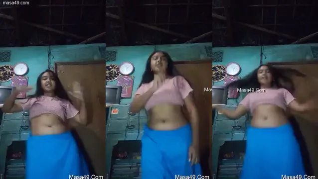 Sexy Desi Girl Se burlan de las tetas y el coño - Imágenes filtradas sin filtrar